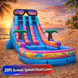 20ft Sunset Splash Dual Lane