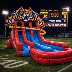 20ft Wildcat Dual Lane Waterslide