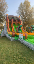 dinoslide 1695767901 18ft Dual Lane Dino Waterslide
