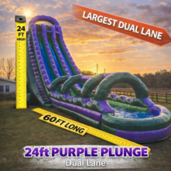 24Ft Green Smash Dual Lane