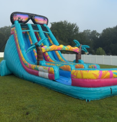 Wildcat20Waterslide 1778079241 20ft Sunset Splash Dual Lane